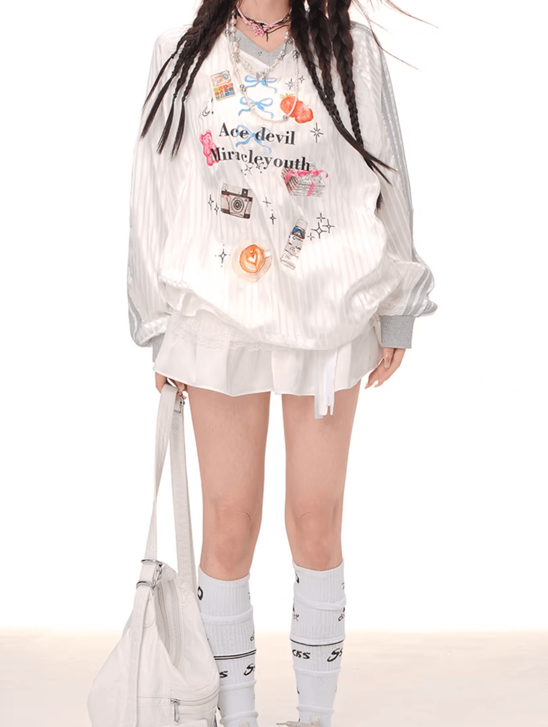 カラフルパッチオーバーサイズトップ PIX-TS-1652