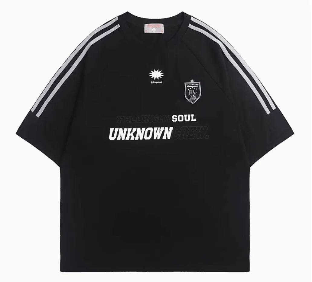 クルーオーバーサイズTシャツ ブラック PIX-TS-1686