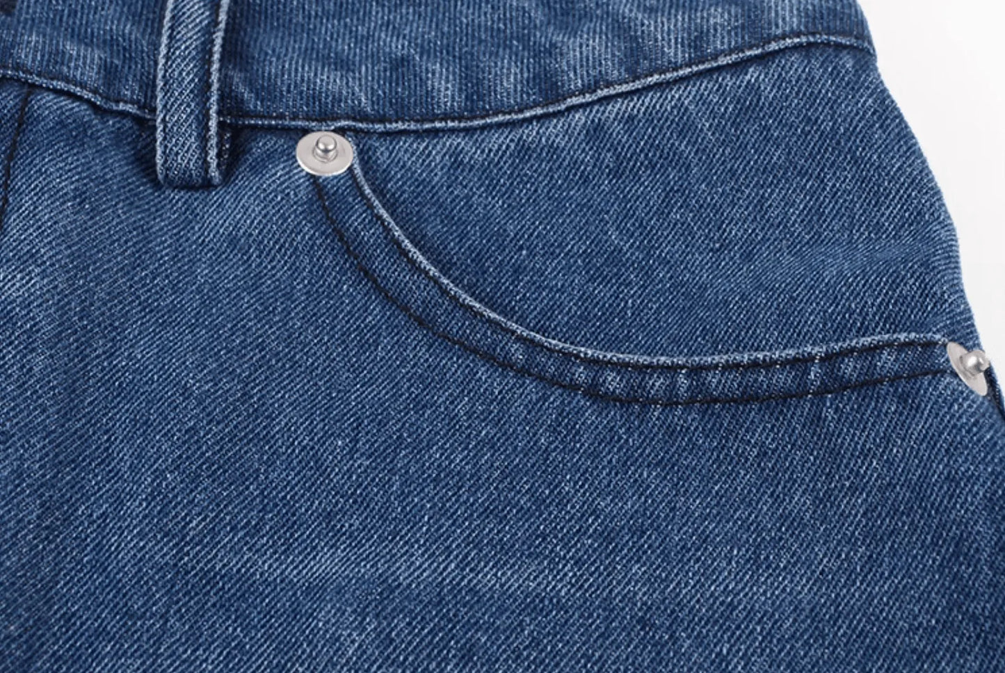 デタッチャブルデニムスカートパンツ PIX-JN-1634