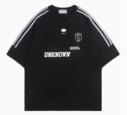 クルーオーバーサイズTシャツ ブラック　PIX-TS-1686