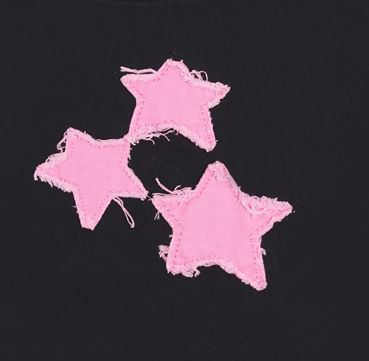 デニムスタークロップドTシャツ　PIX-TS-1688
