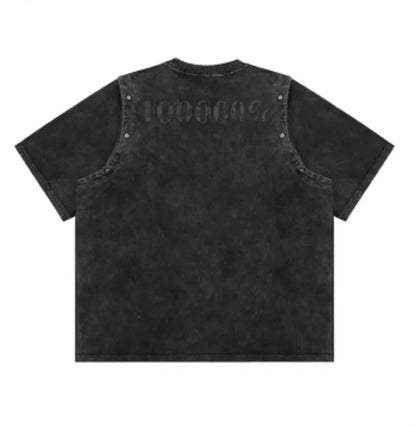 ウォッシュドカットスリーブトップス　PIX-TS-1694